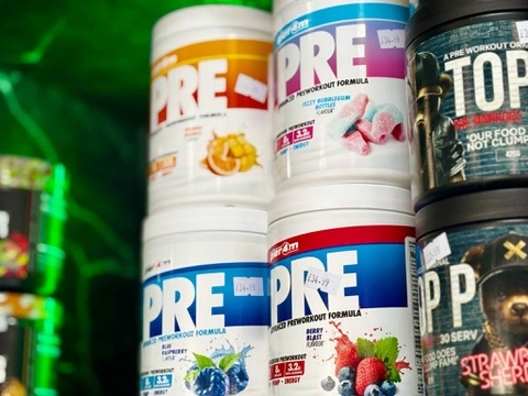 Supplement shop inside Apex Gym