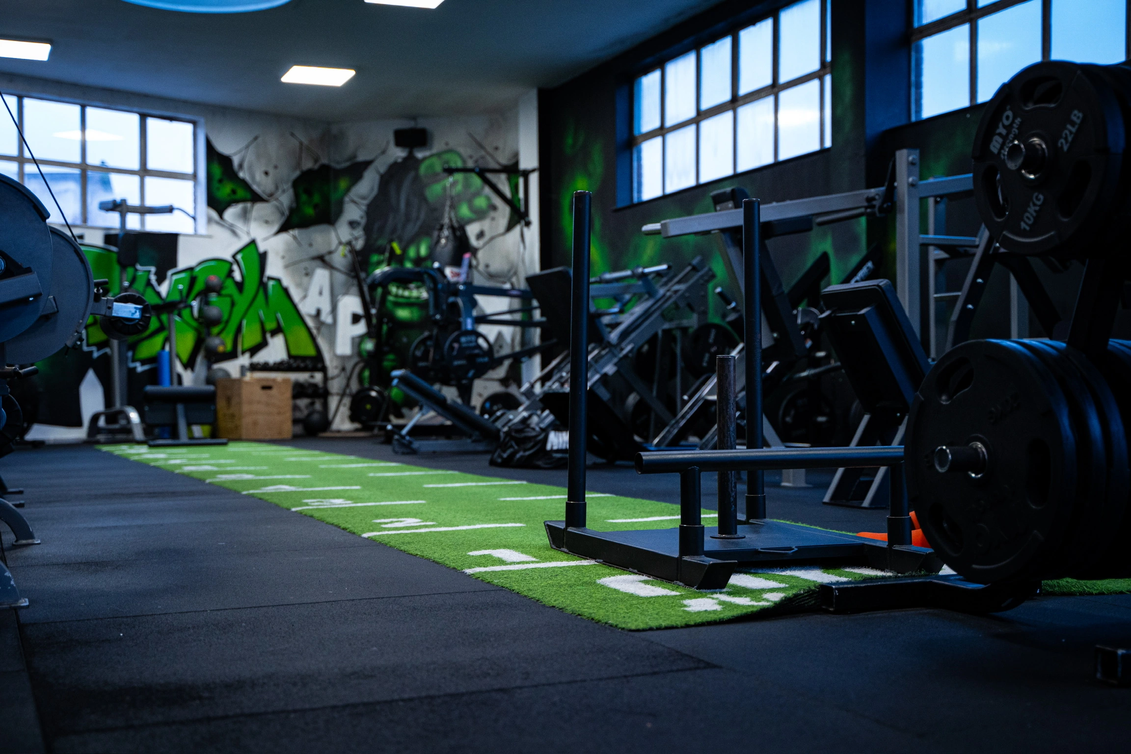 Functional training area at Apex Gym