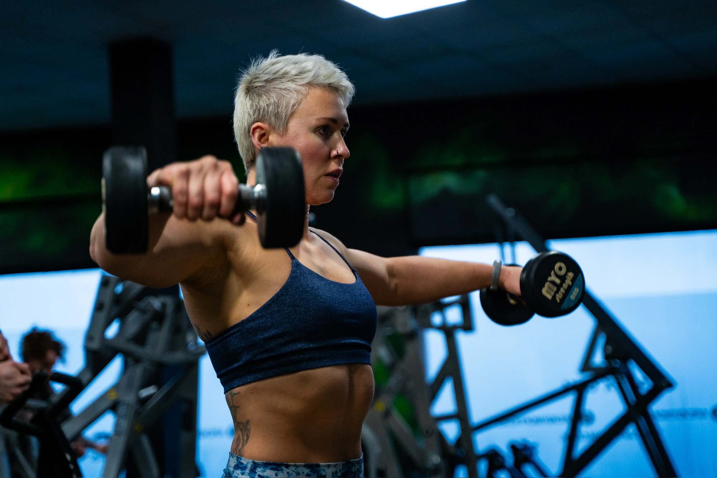 Member training at Apex Gym